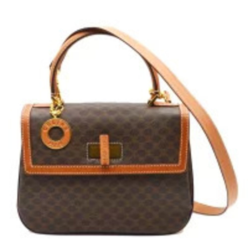 CELINE Camadam Leather Handbag AB